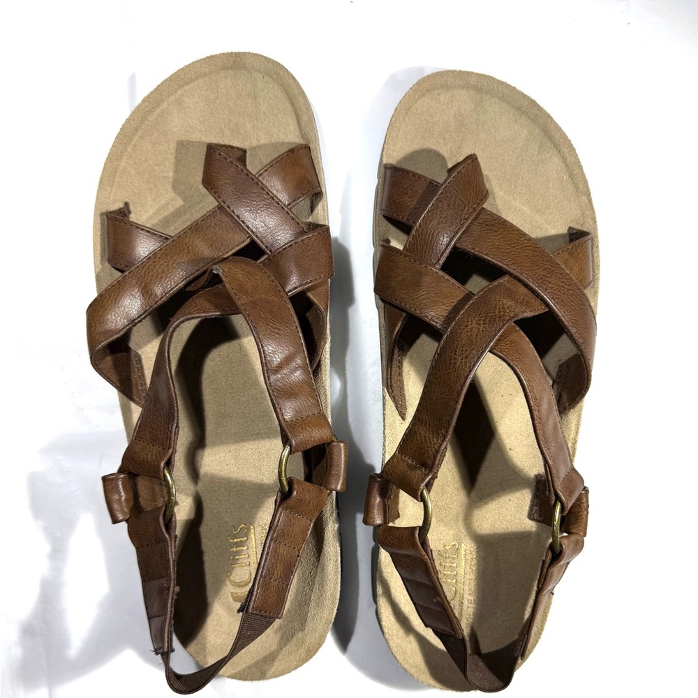 Cliffs by WHITE MOUNTAIN Brown Strappy Sandals